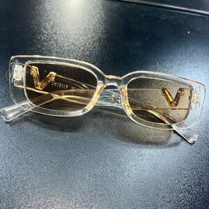 Stylish Gold-Tinted Sunglasses